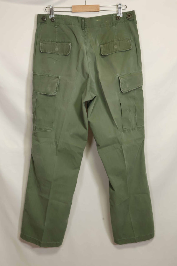 1960年代中頃 2nd Model ジャングルファティーグパンツ 元特殊部隊隊員放出 中古品 C