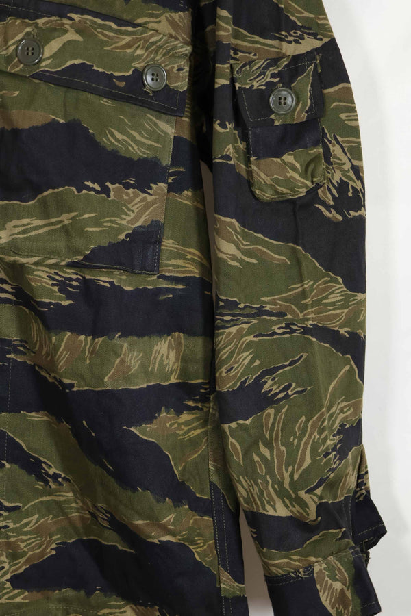 1960年代中頃 沖縄タイガーパターン タイガーストライプ USカットシャツ M 状態良い