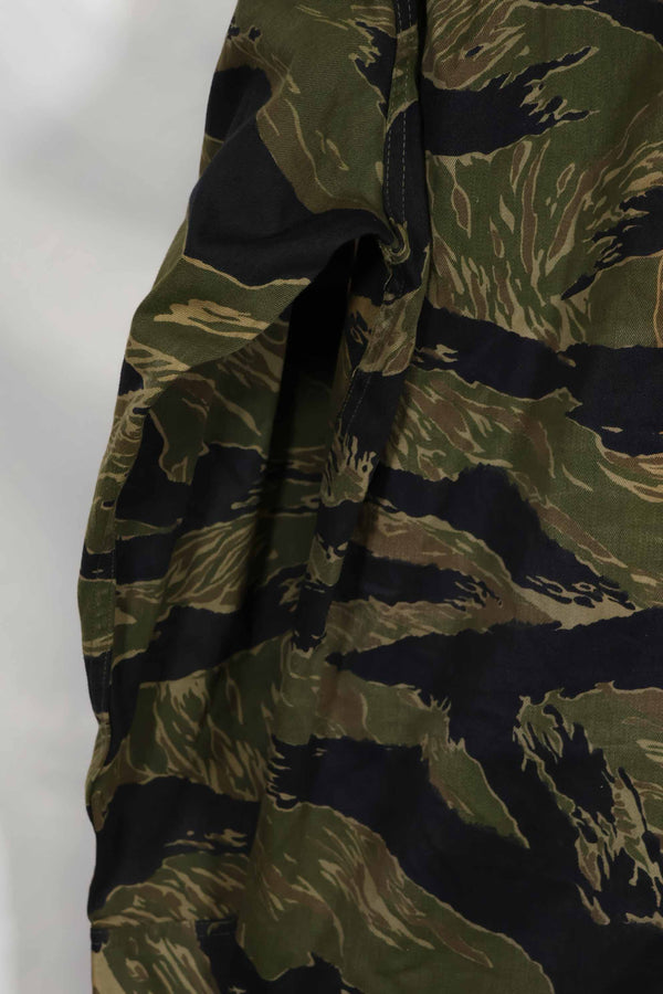 1960年代中頃 沖縄タイガーパターン タイガーストライプ USカットシャツ M 状態良い