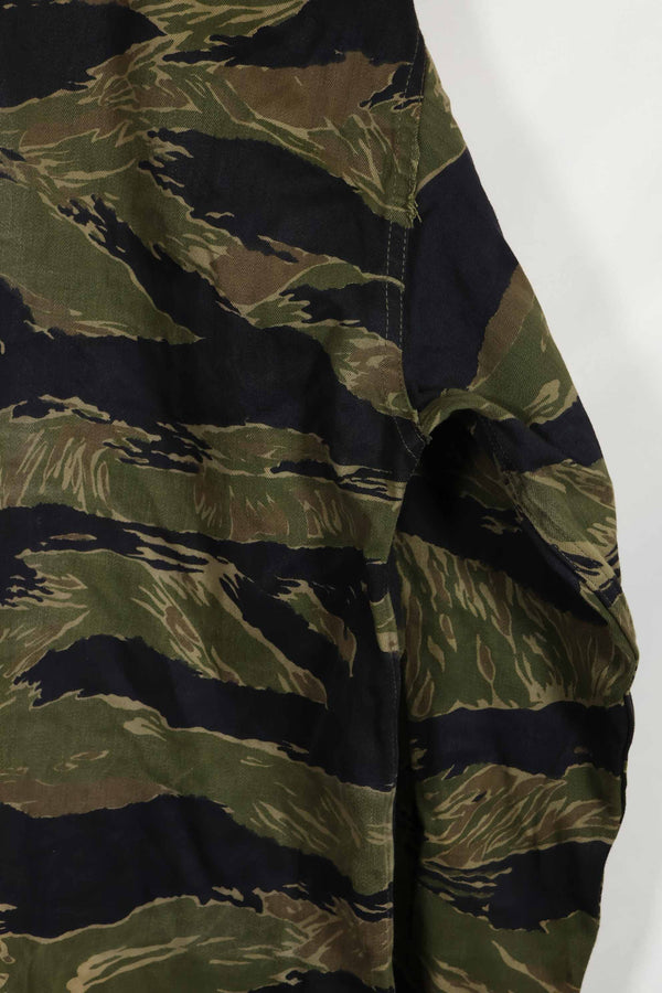 1960年代中頃 沖縄タイガーパターン タイガーストライプ USカットシャツ M 状態良い