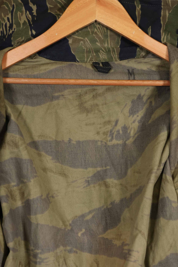 1960年代中頃 沖縄タイガーパターン タイガーストライプ USカットシャツ M 状態良い