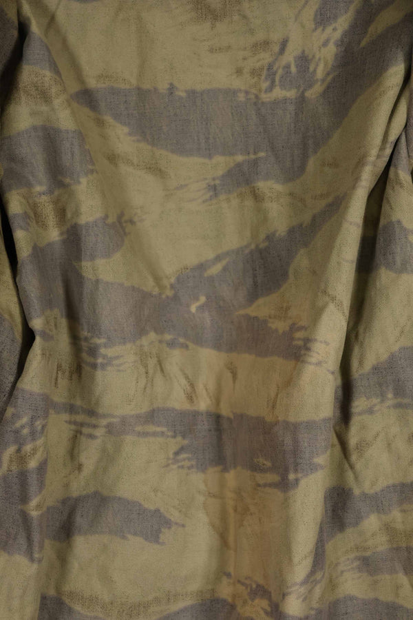 1960年代中頃 沖縄タイガーパターン タイガーストライプ USカットシャツ M 状態良い