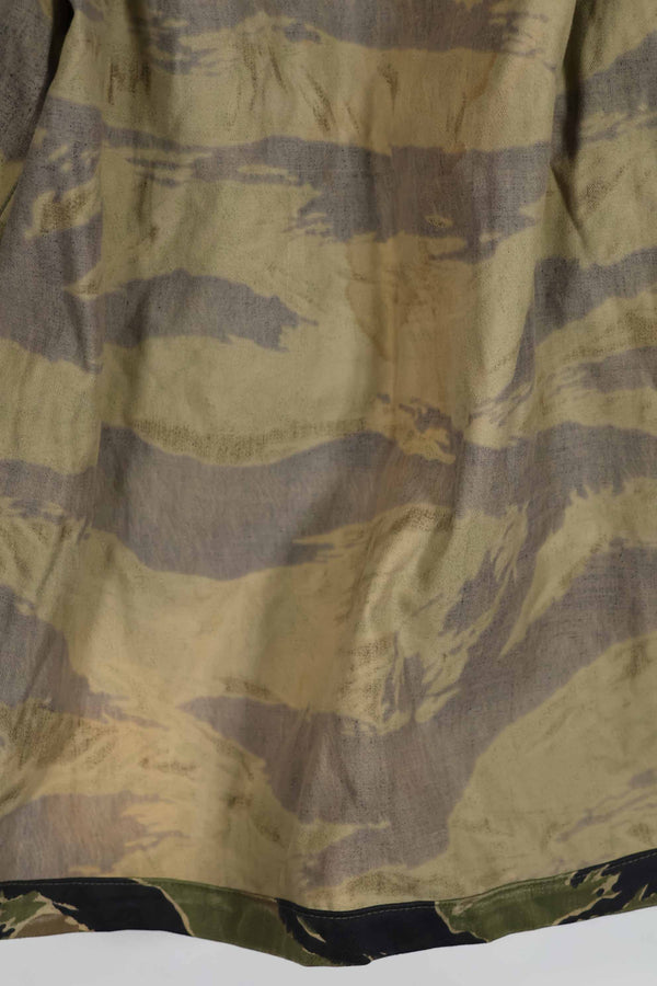 1960年代中頃 沖縄タイガーパターン タイガーストライプ USカットシャツ M 状態良い