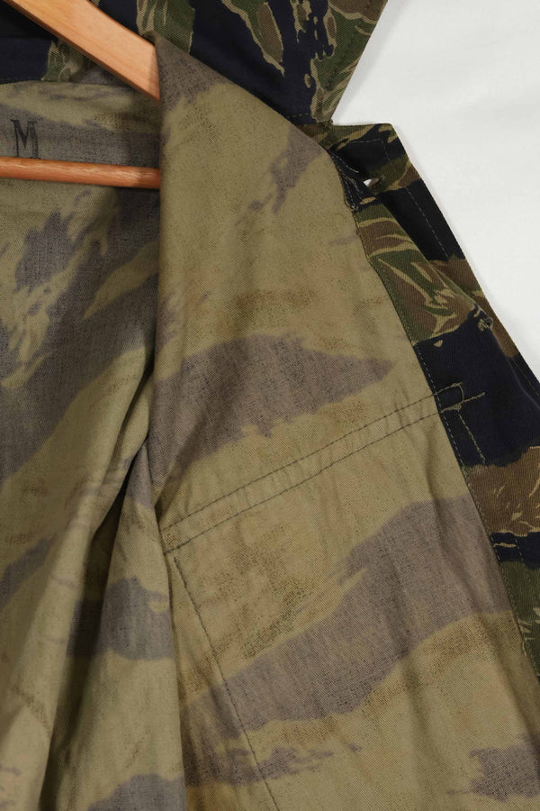 1960年代中頃 沖縄タイガーパターン タイガーストライプ USカットシャツ M 状態良い