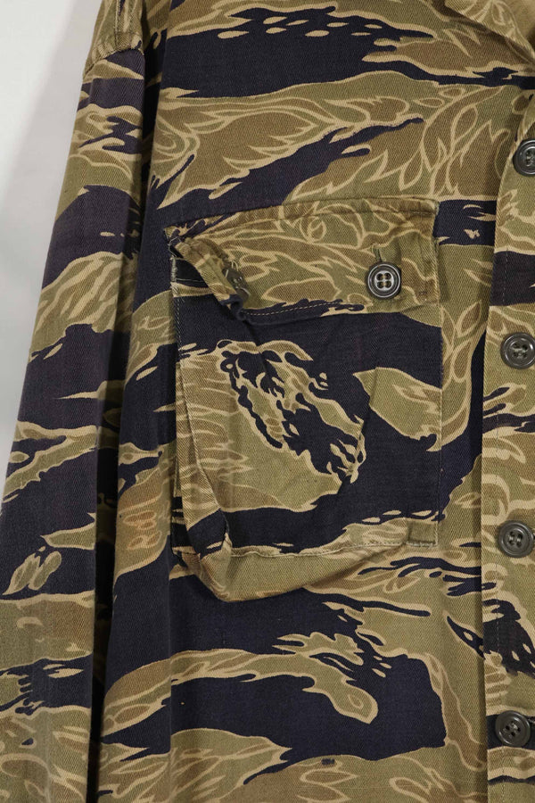 1960年代後半 ゴールドタイガーストライプ シャツ USカット US-M 中古品