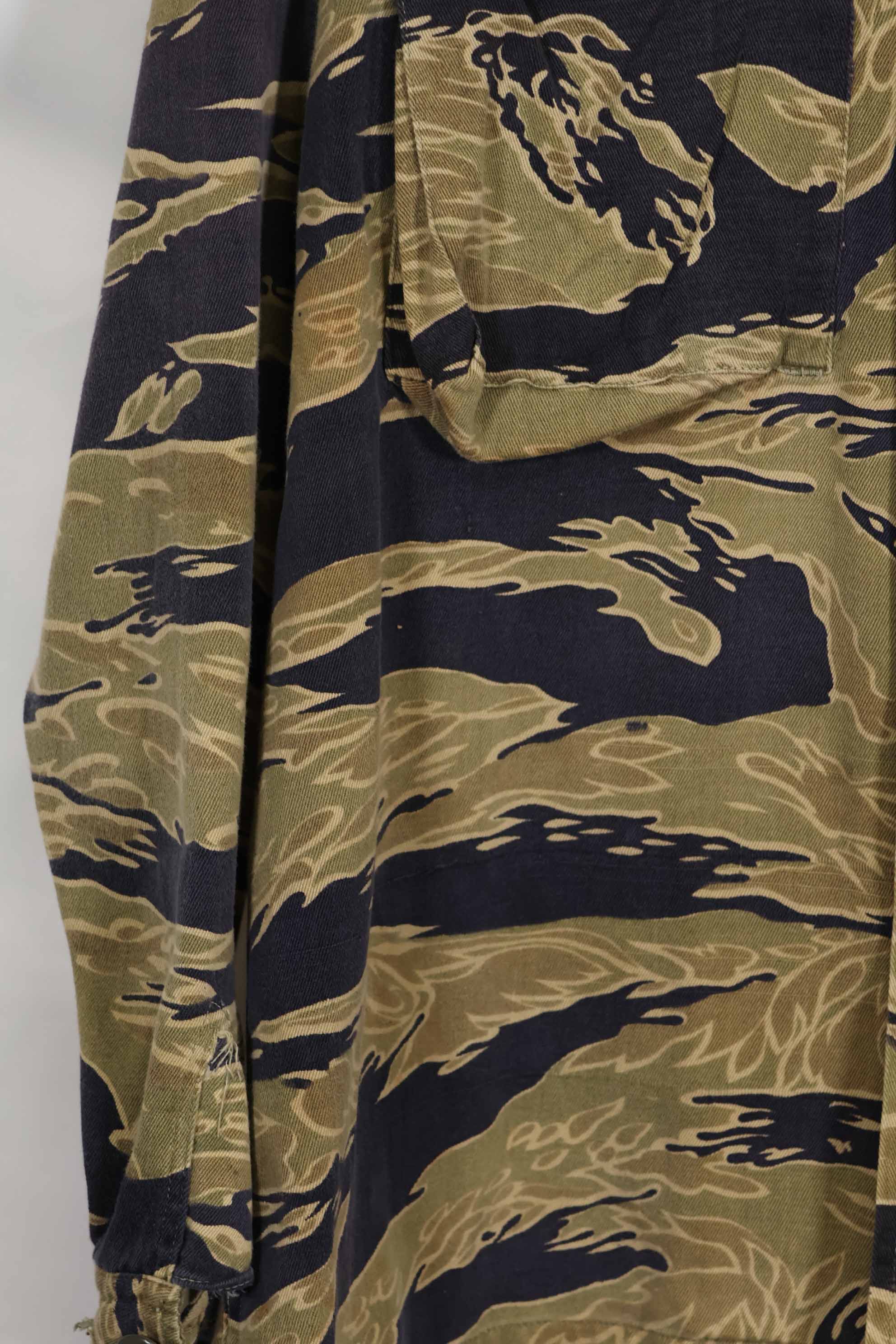 1960年代後半 ゴールドタイガーストライプ シャツ USカット US-M 中古品