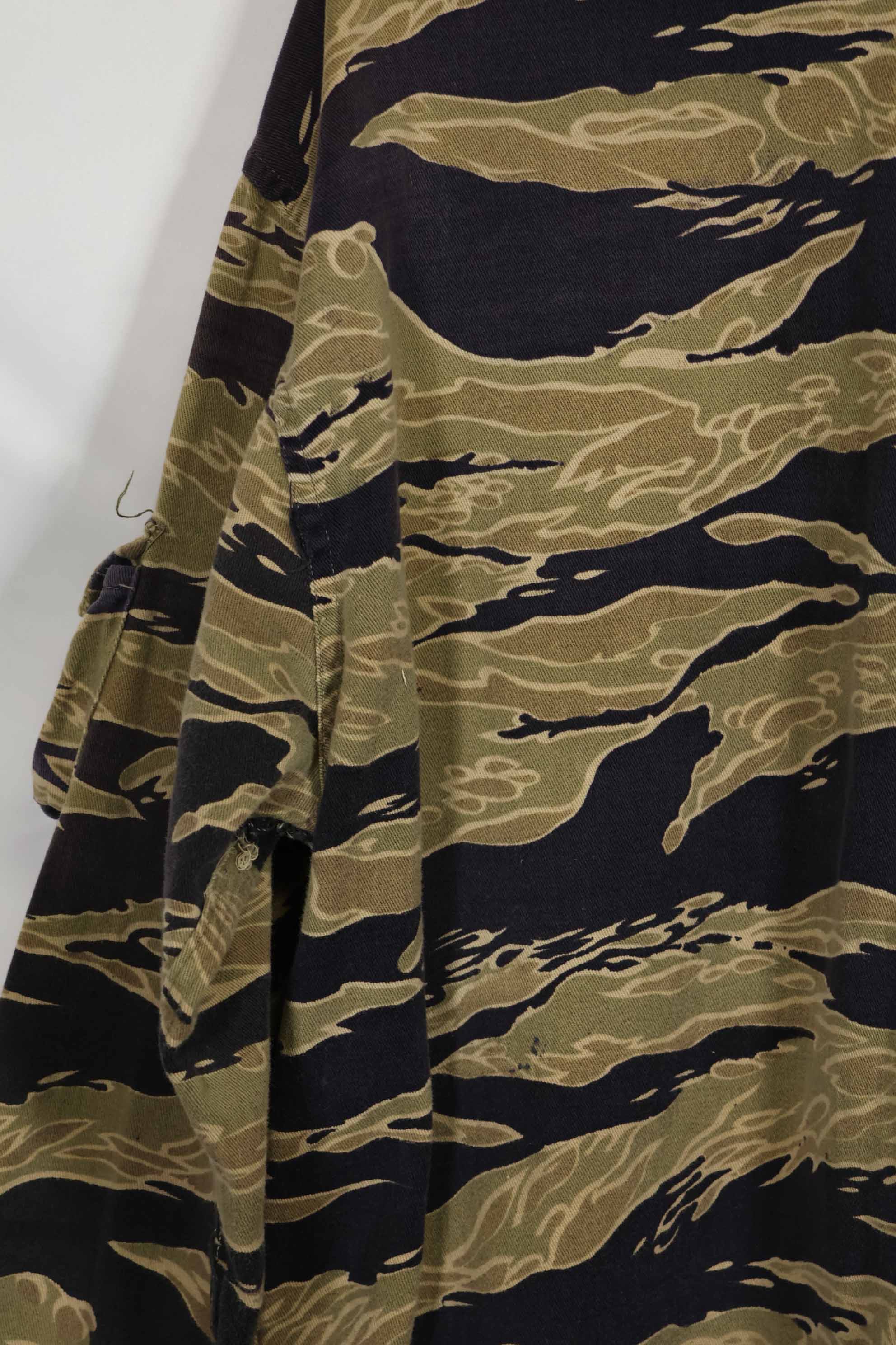 1960年代後半 ゴールドタイガーストライプ シャツ USカット US-M 中古品