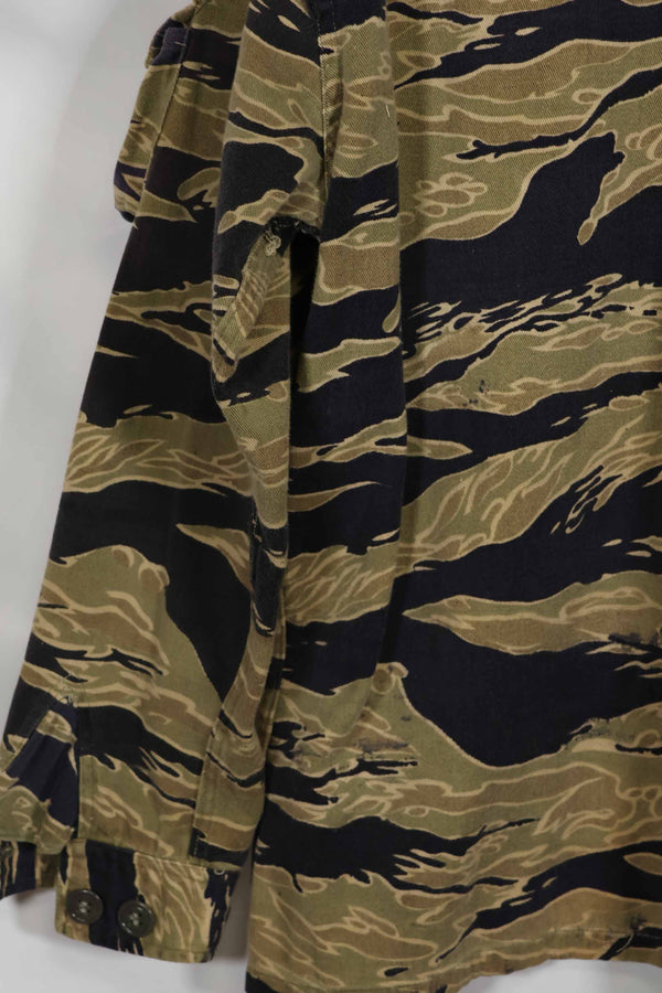 1960年代後半 ゴールドタイガーストライプ シャツ USカット US-M 中古品