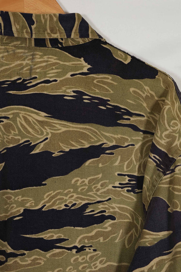 1960年代後半 ゴールドタイガーストライプ シャツ USカット US-M 中古品