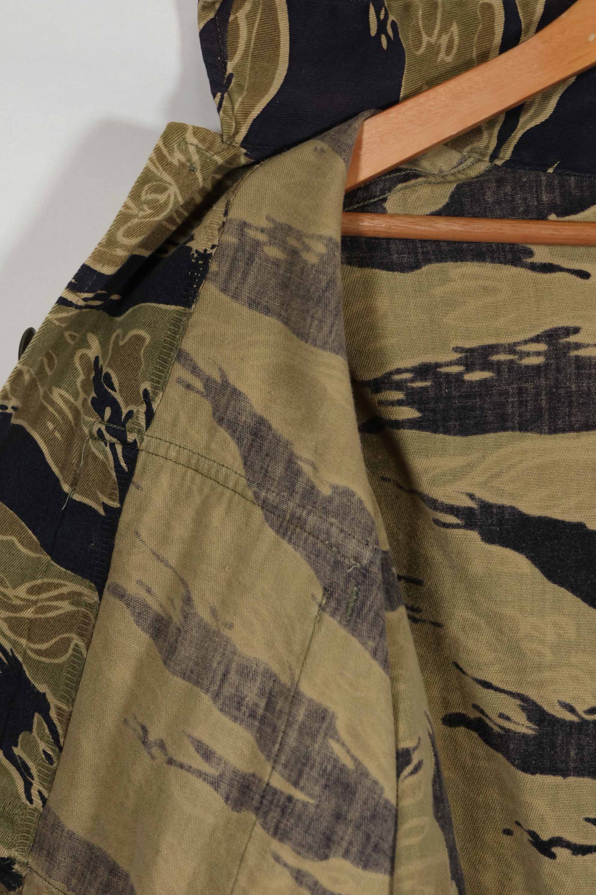 1960年代後半 ゴールドタイガーストライプ シャツ USカット US-M 中古品