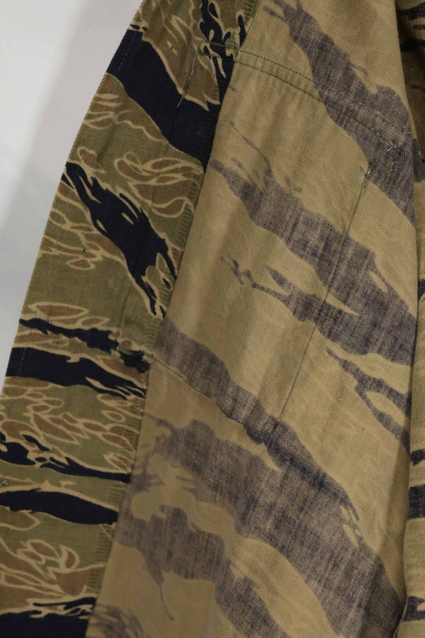 1960年代後半 ゴールドタイガーストライプ シャツ USカット US-M 中古品