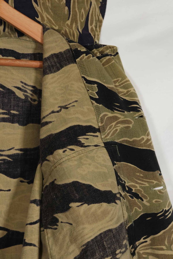 1960年代後半 ゴールドタイガーストライプ シャツ USカット US-M 中古品