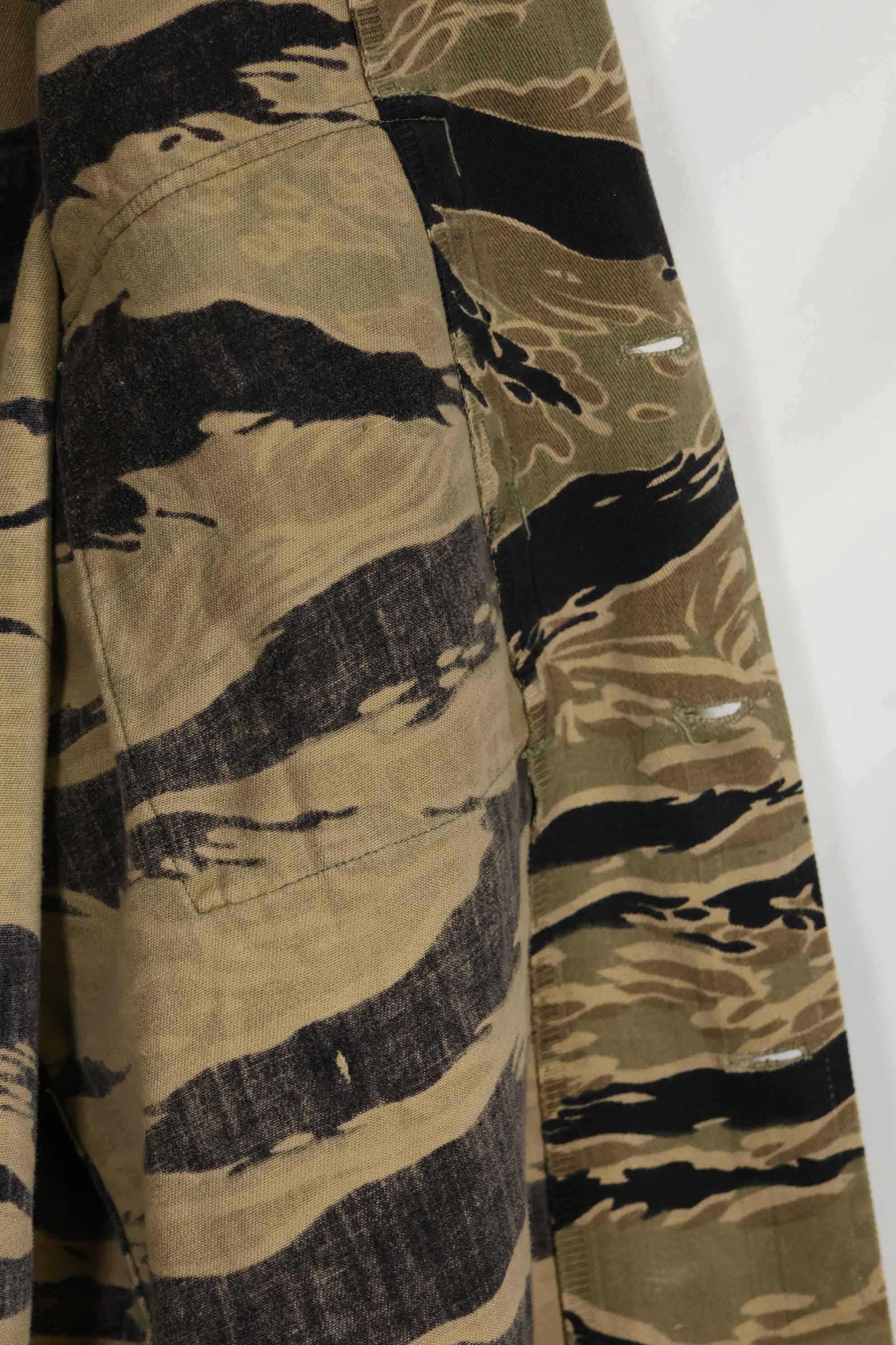 1960年代後半 ゴールドタイガーストライプ シャツ USカット US-M 中古品