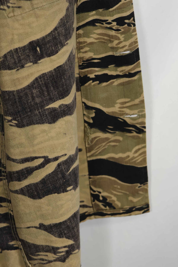 1960年代後半 ゴールドタイガーストライプ シャツ USカット US-M 中古品