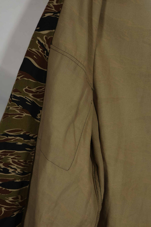 MILITARIA 1911 初期 ゴールドタイガーストライプ US-XL シャツ エイジング 中古品