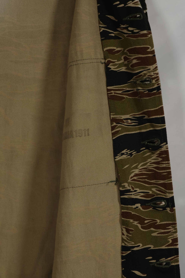 MILITARIA 1911 初期 ゴールドタイガーストライプ US-XL シャツ エイジング 中古品