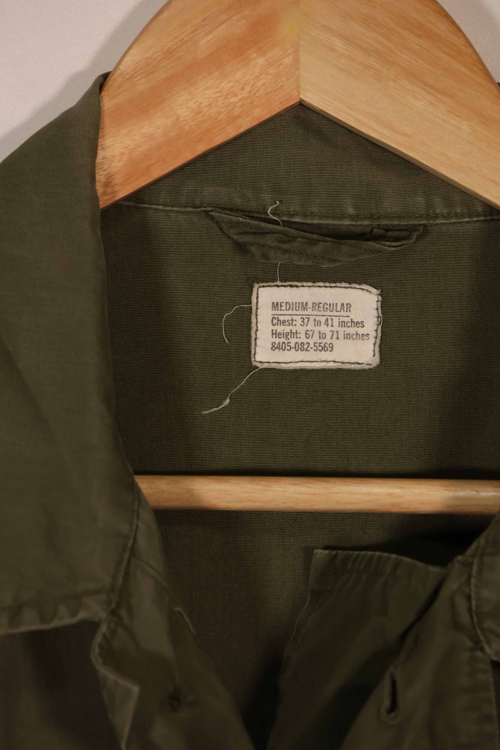 実物 2nd Model 3rd Model 折衷型 レアロット ジャングルファティーグ M-R ジャケット 中古品