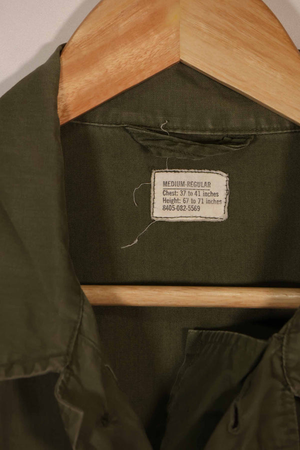 実物 2nd Model 3rd Model 折衷型 レアロット ジャングルファティーグ M-R ジャケット 中古品