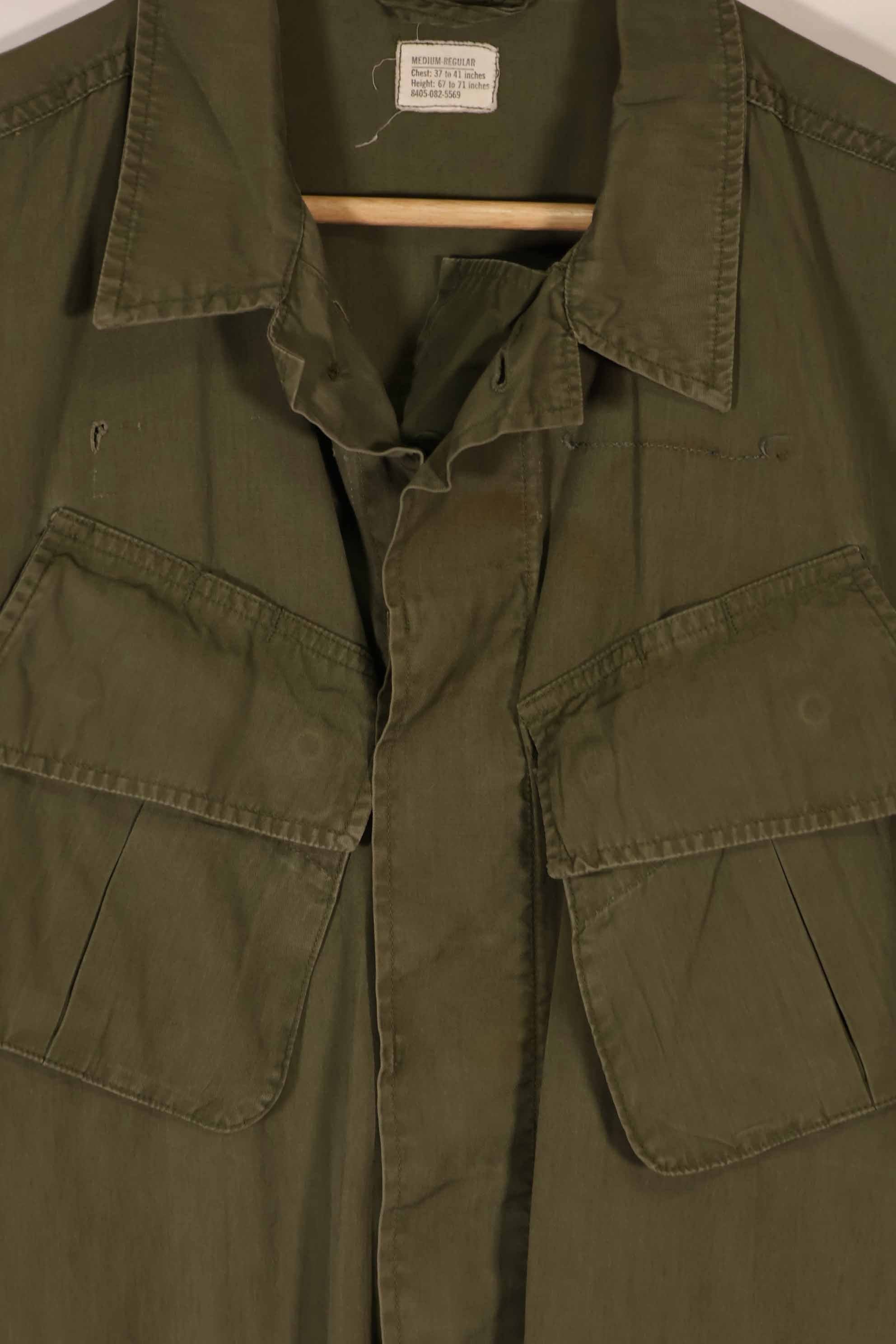 実物 2nd Model 3rd Model 折衷型 レアロット ジャングルファティーグ M-R ジャケット 中古品