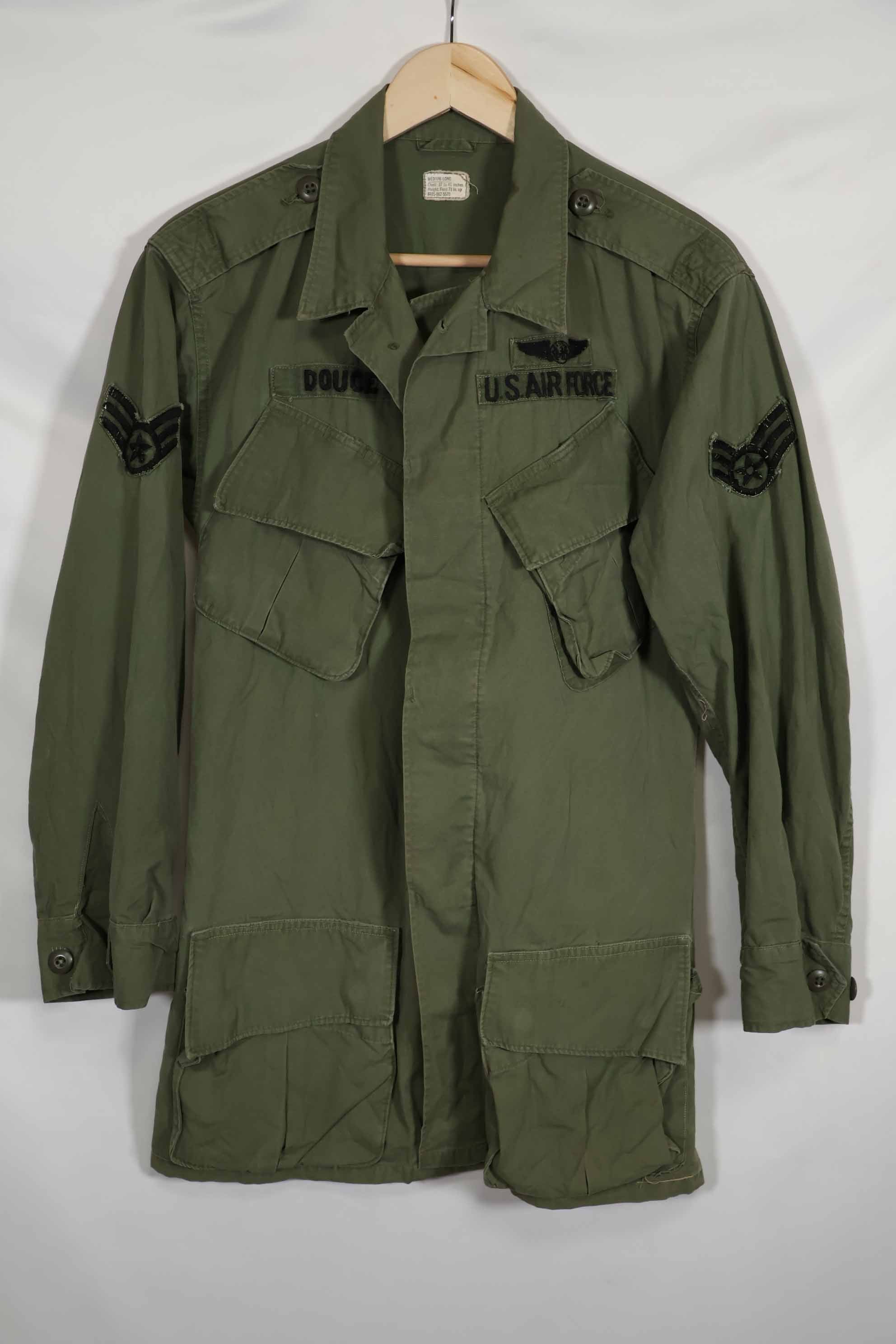 1960年代中頃 2nd Model ジャングルファティーグ ジャケット USAF 状態良い 中古品