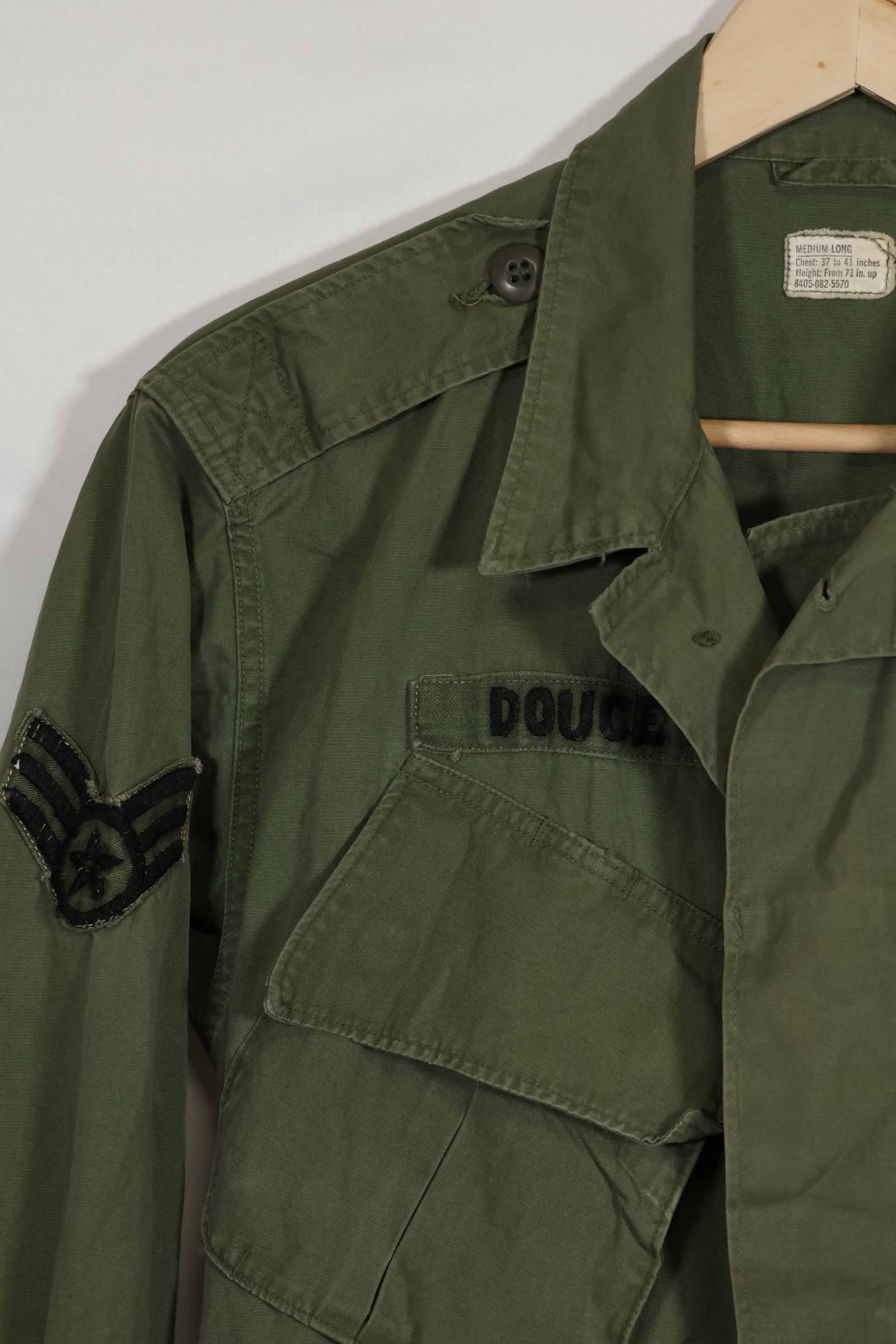 1960年代中頃 2nd Model ジャングルファティーグ ジャケット USAF 状態良い 中古品