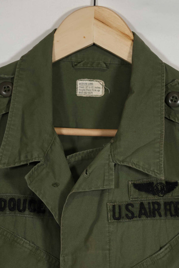 1960年代中頃 2nd Model ジャングルファティーグ ジャケット USAF 状態良い 中古品