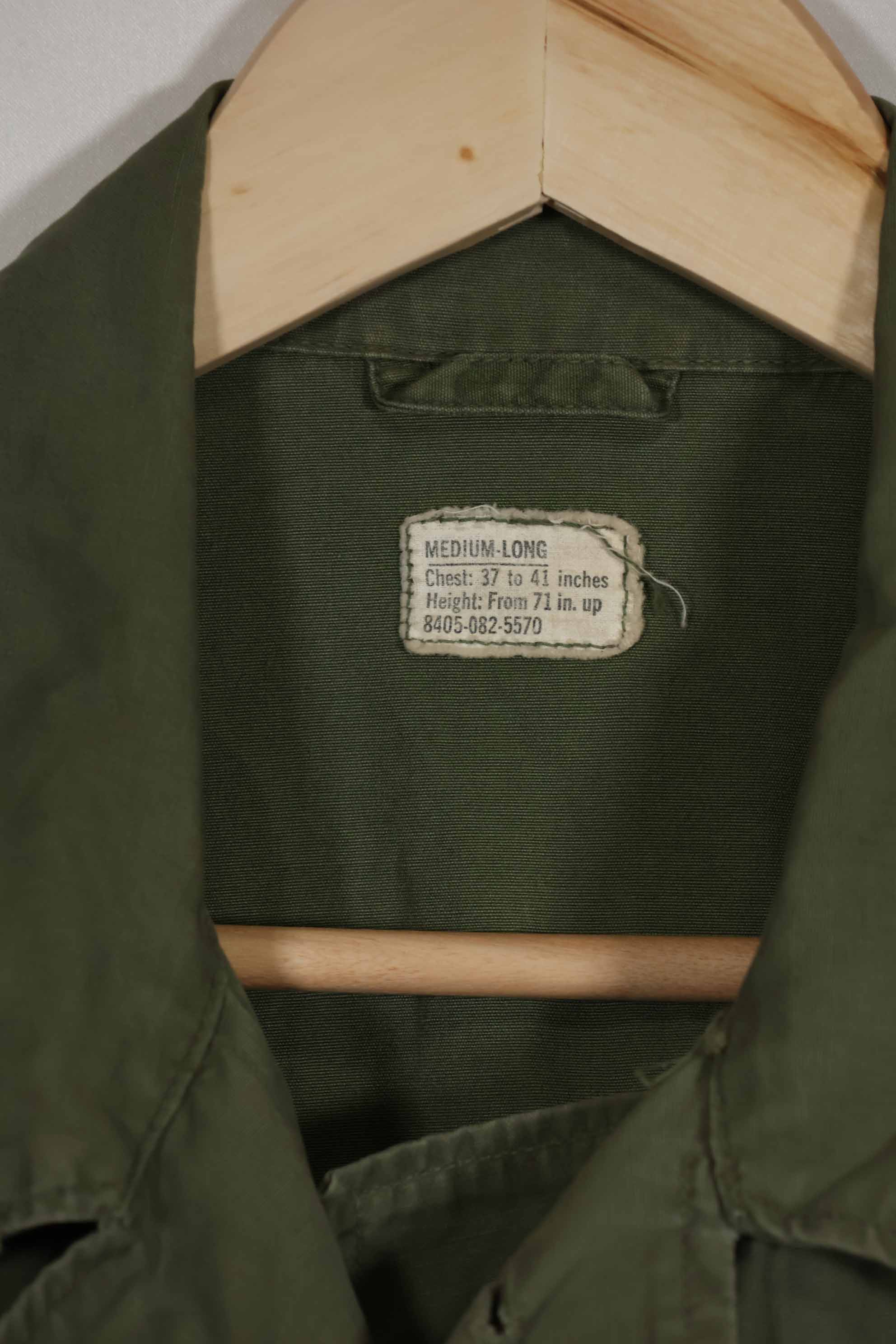 1960年代中頃 2nd Model ジャングルファティーグ ジャケット USAF 状態良い 中古品