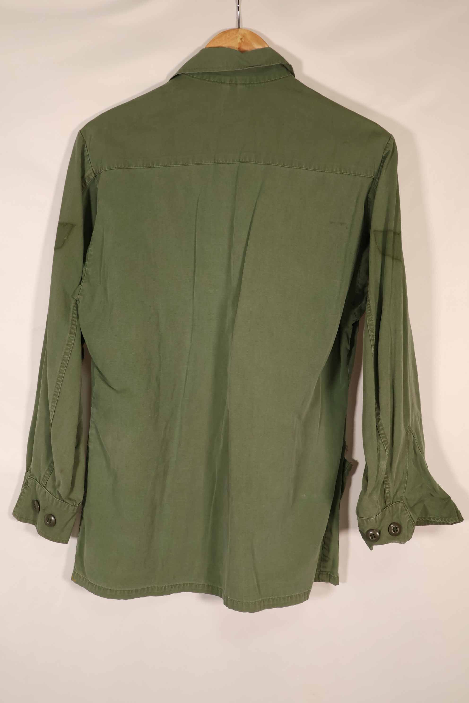 実物 1967年製 アメリカ空軍 3rd Model ジャングルファティーグ ジャケット S-S 中古品