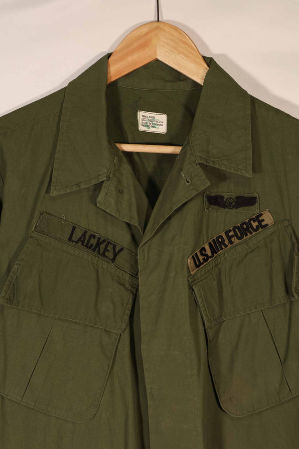 実物 1969年製 3rd Model ジャングルファティーグ ジャケット USAFパッチ付 中古品