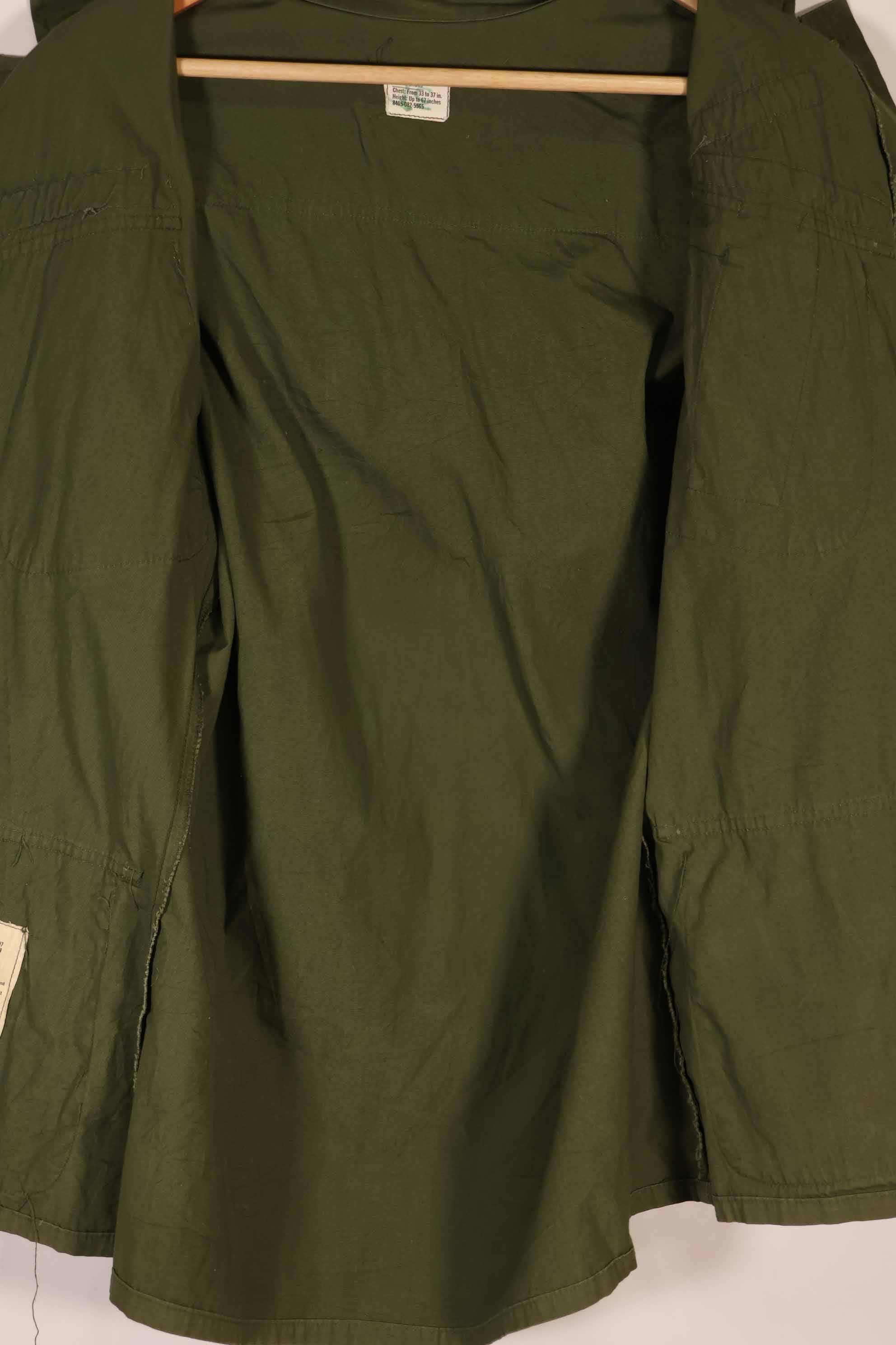 実物 1969年製 3rd Model ジャングルファティーグ ジャケット USAFパッチ付 中古品