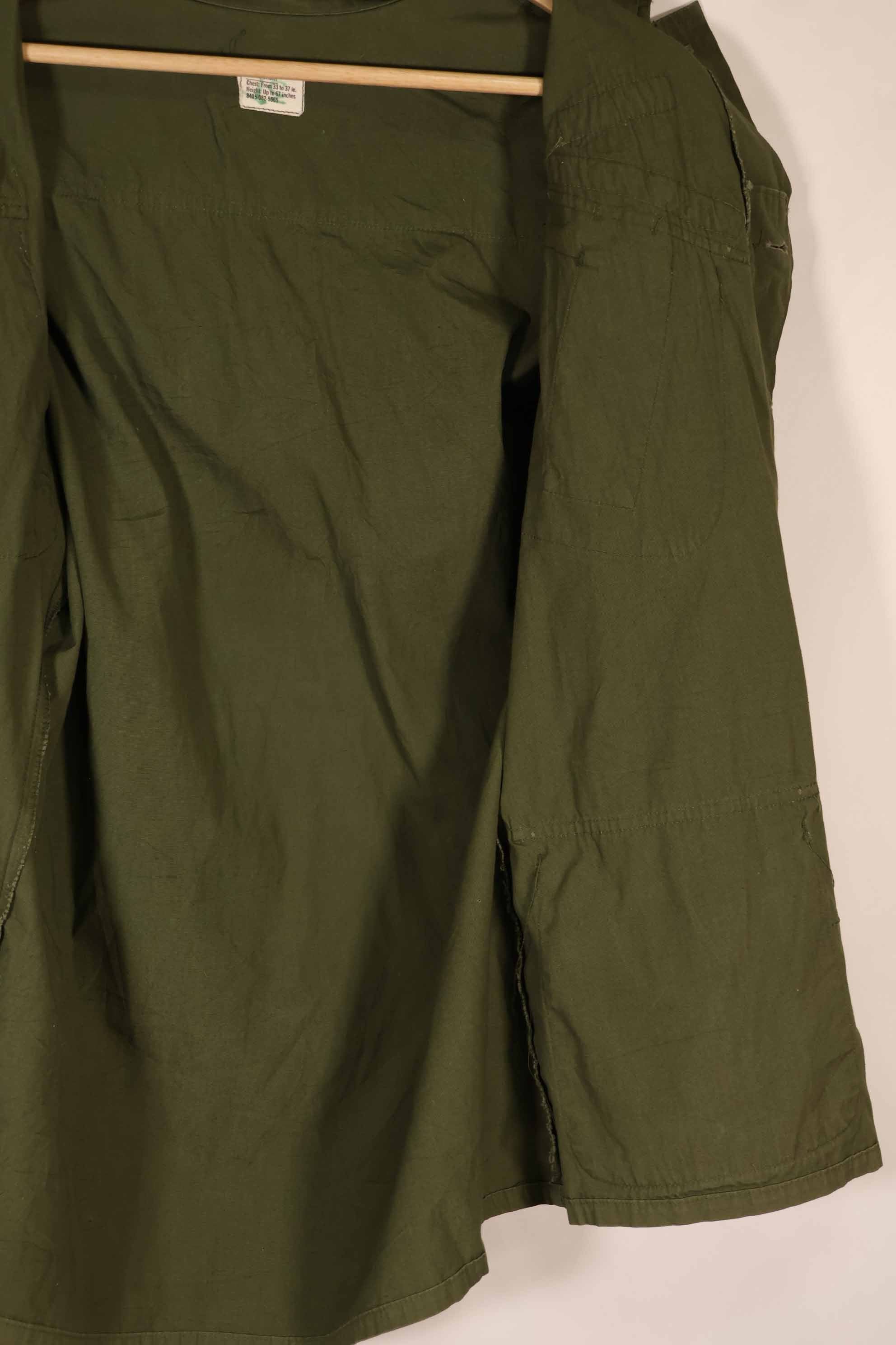 実物 1969年製 3rd Model ジャングルファティーグ ジャケット USAFパッチ付 中古品