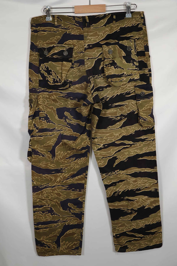 1960年代後半 ゴールドタイガーストライプ パンツ USカット US-M 中古品