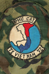 実物 ERDL 官給品ブーニーハット アメリカ軍 K-9 軍用犬 ローカルメイドパッチ&刺繍入り
