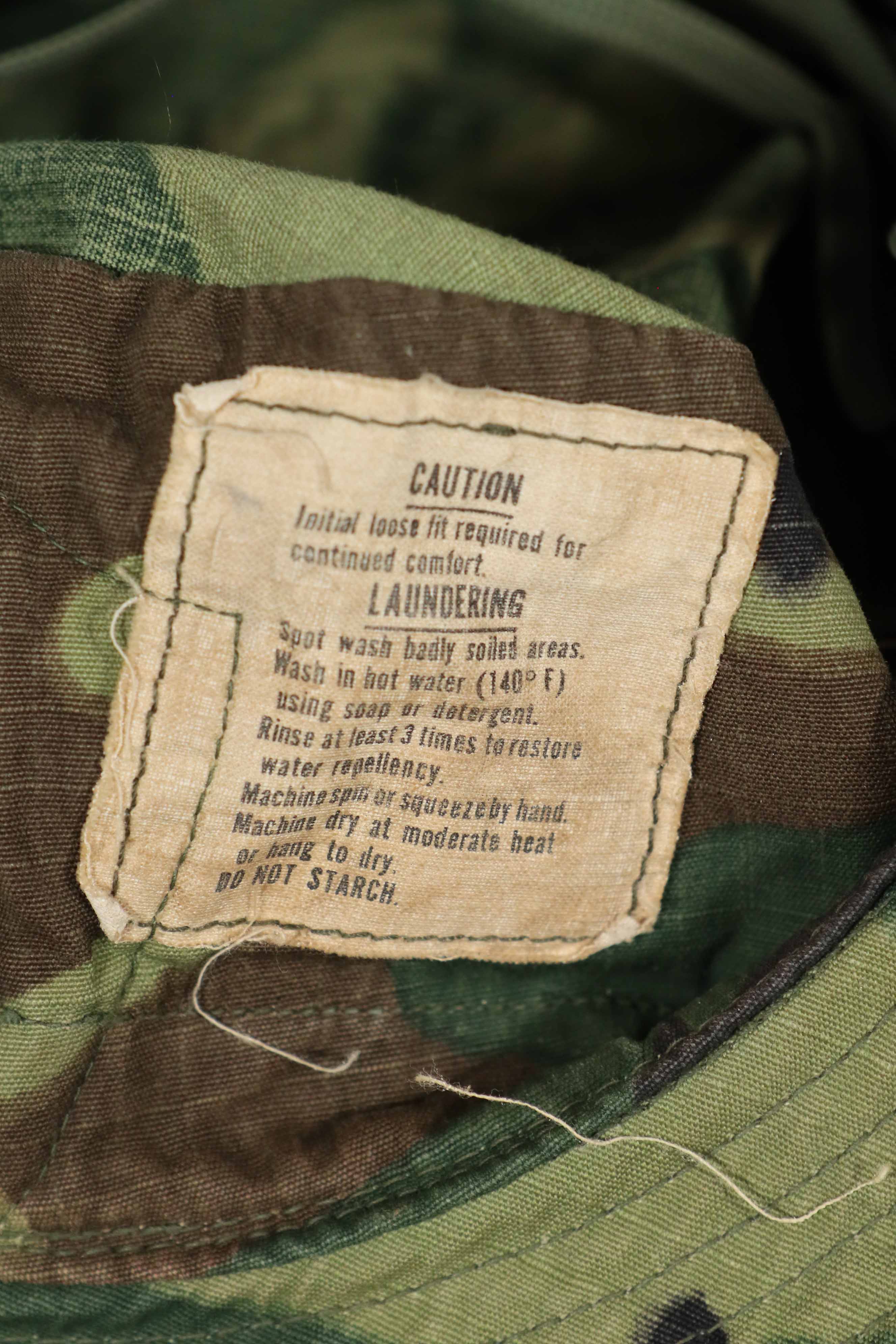 実物 ERDL 官給品ブーニーハット アメリカ軍 K-9 軍用犬 ローカルメイドパッチ&刺繍入り