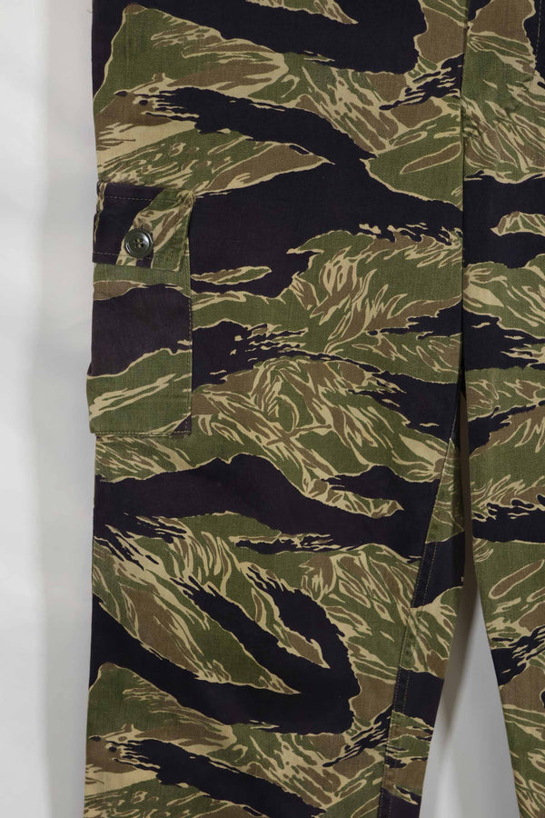 1960年代中頃 沖縄タイガーパターン タイガーストライプ USカットパンツ M 中古品 退色あり