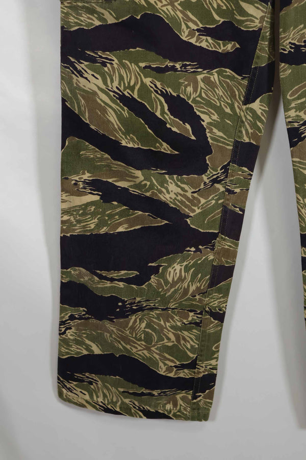 1960年代中頃 沖縄タイガーパターン タイガーストライプ USカットパンツ M 中古品 退色あり