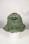 実物 ローカルメイド ODブーニー 9th Infantry Divition LRRP 直接刺繍&狙撃手パッチ付き ブーニーハット