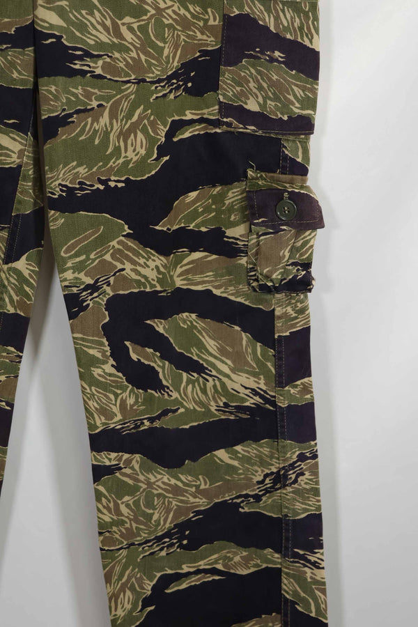 1960年代中頃 沖縄タイガーパターン タイガーストライプ USカットパンツ M 中古品 退色あり