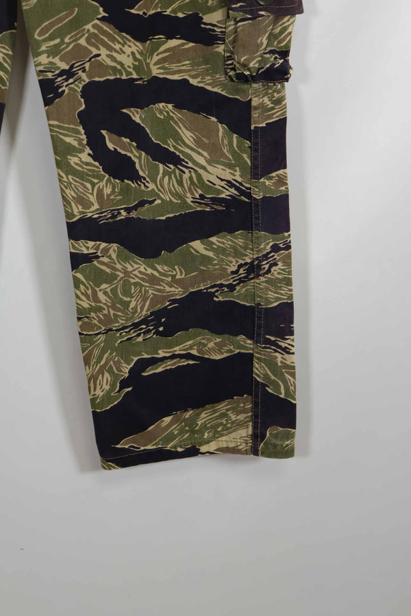 1960年代中頃 沖縄タイガーパターン タイガーストライプ USカットパンツ M 中古品 退色あり