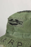 実物 ローカルメイド ODブーニー 9th Infantry Divition LRRP 直接刺繍&狙撃手パッチ付き ブーニーハット