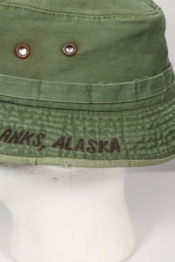 実物 ローカルメイド ODブーニー 9th Infantry Divition LRRP 直接刺繍&狙撃手パッチ付き ブーニーハット
