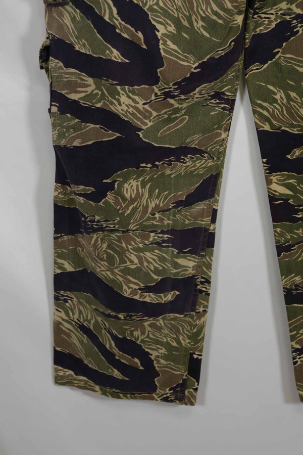 1960年代中頃 沖縄タイガーパターン タイガーストライプ USカットパンツ M 中古品 退色あり