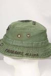 実物 ローカルメイド ODブーニー 9th Infantry Divition LRRP 直接刺繍&狙撃手パッチ付き ブーニーハット
