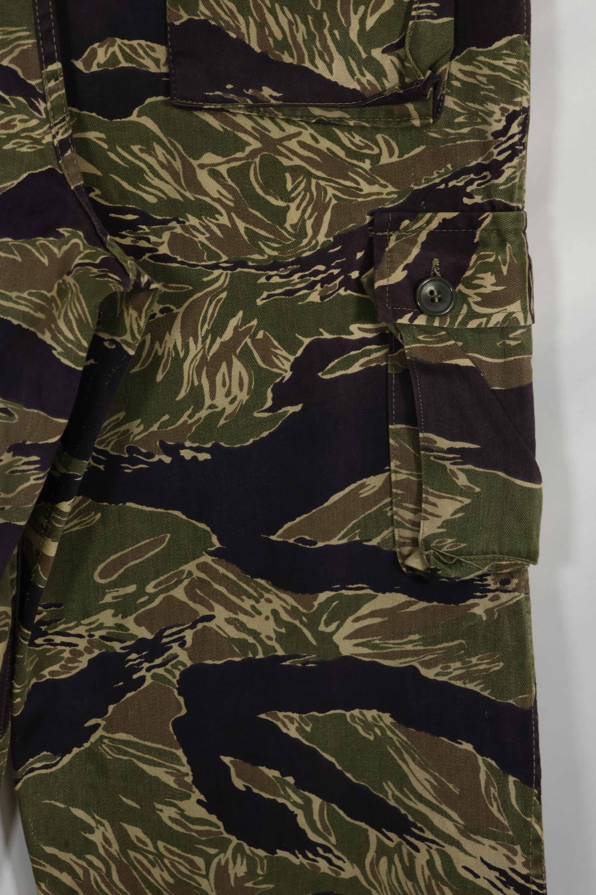 1960年代中頃 沖縄タイガーパターン タイガーストライプ USカットパンツ M 中古品 退色あり