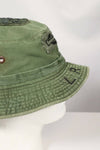 実物 ローカルメイド ODブーニー 9th Infantry Divition LRRP 直接刺繍&狙撃手パッチ付き ブーニーハット
