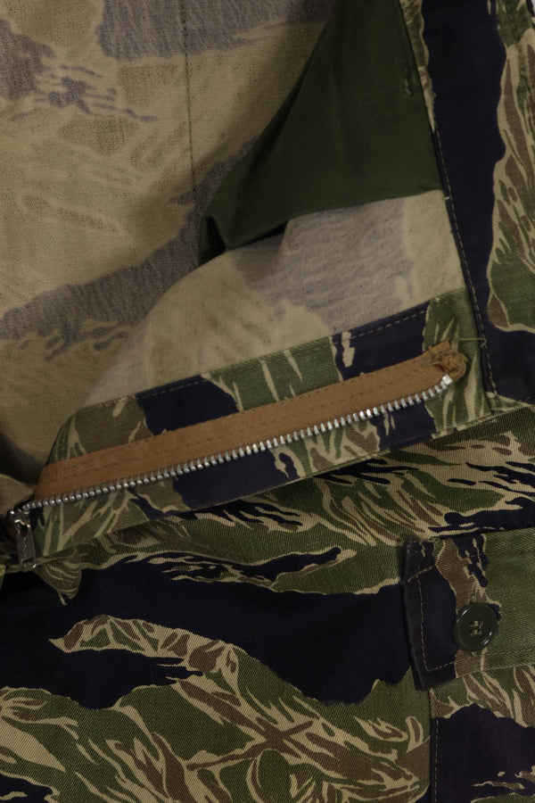 1960年代中頃 沖縄タイガーパターン タイガーストライプ USカットパンツ M 中古品 退色あり