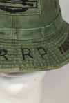 実物 ローカルメイド ODブーニー 9th Infantry Divition LRRP 直接刺繍&狙撃手パッチ付き ブーニーハット