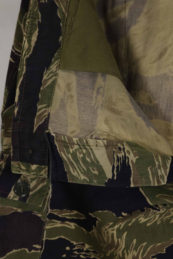 1960年代中頃 沖縄タイガーパターン タイガーストライプ USカットパンツ M 中古品 退色あり