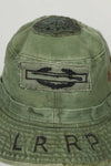 実物 ローカルメイド ODブーニー 9th Infantry Divition LRRP 直接刺繍&狙撃手パッチ付き ブーニーハット