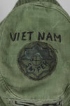 実物 ローカルメイド ODブーニー 9th Infantry Divition LRRP 直接刺繍&狙撃手パッチ付き ブーニーハット
